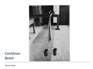 Bhavin Shah
About US
Cantilever
Beam
 