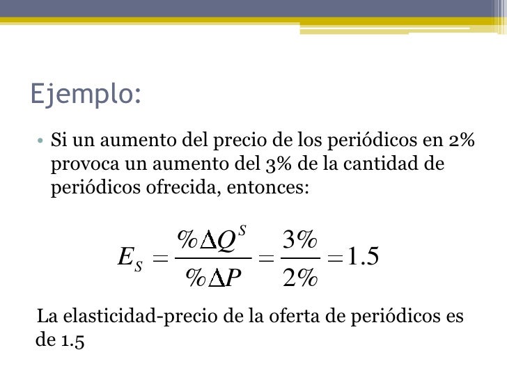 Elasticidad