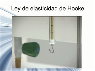 Ley de elasticidad de Hooke
 