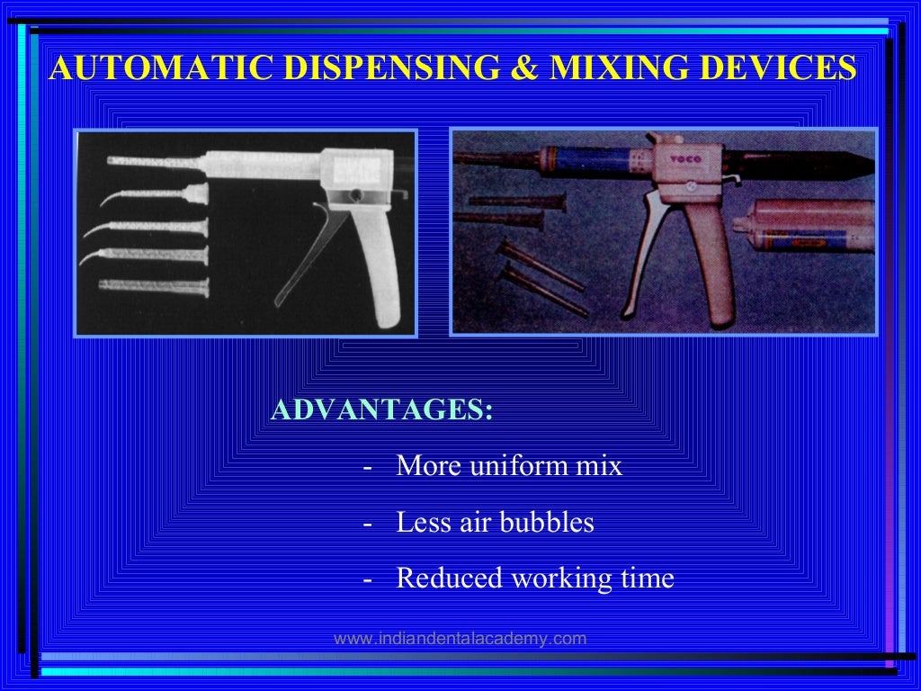 Elastic impression materials/ dentistry online