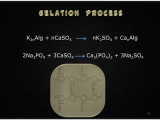 K2nAlg + nCaSO4 nK2SO4 + CanAlg
2Na3PO4 + 3CaSO4 Ca3(PO4)2 + 3Na2SO4
25
 
