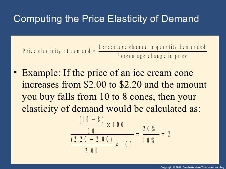 Elasticity Concepts