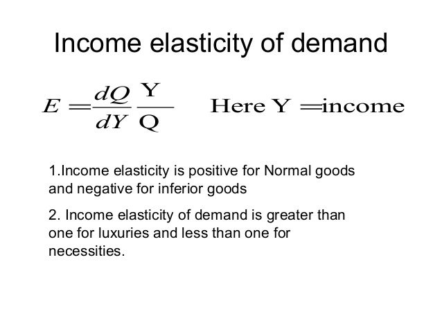 Income Elasticity Of Demand Definition Measures Types And Other Details