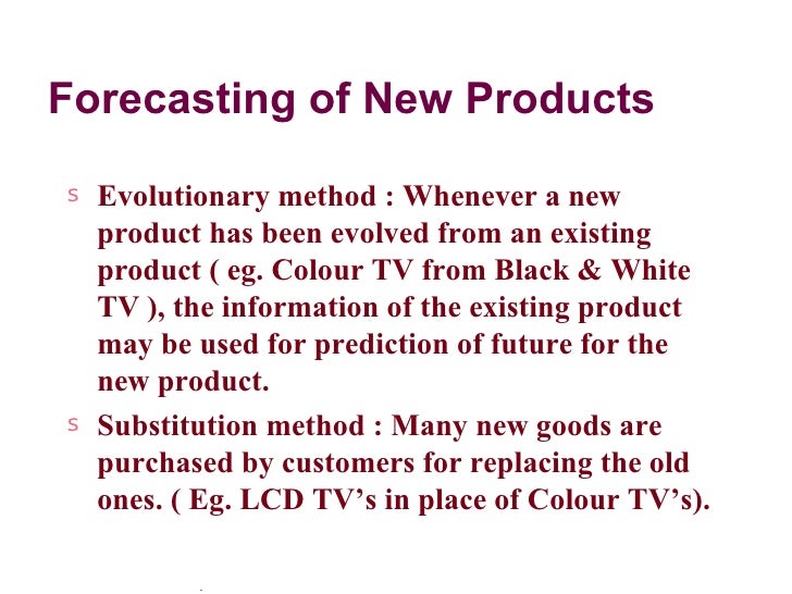 new product forecasting