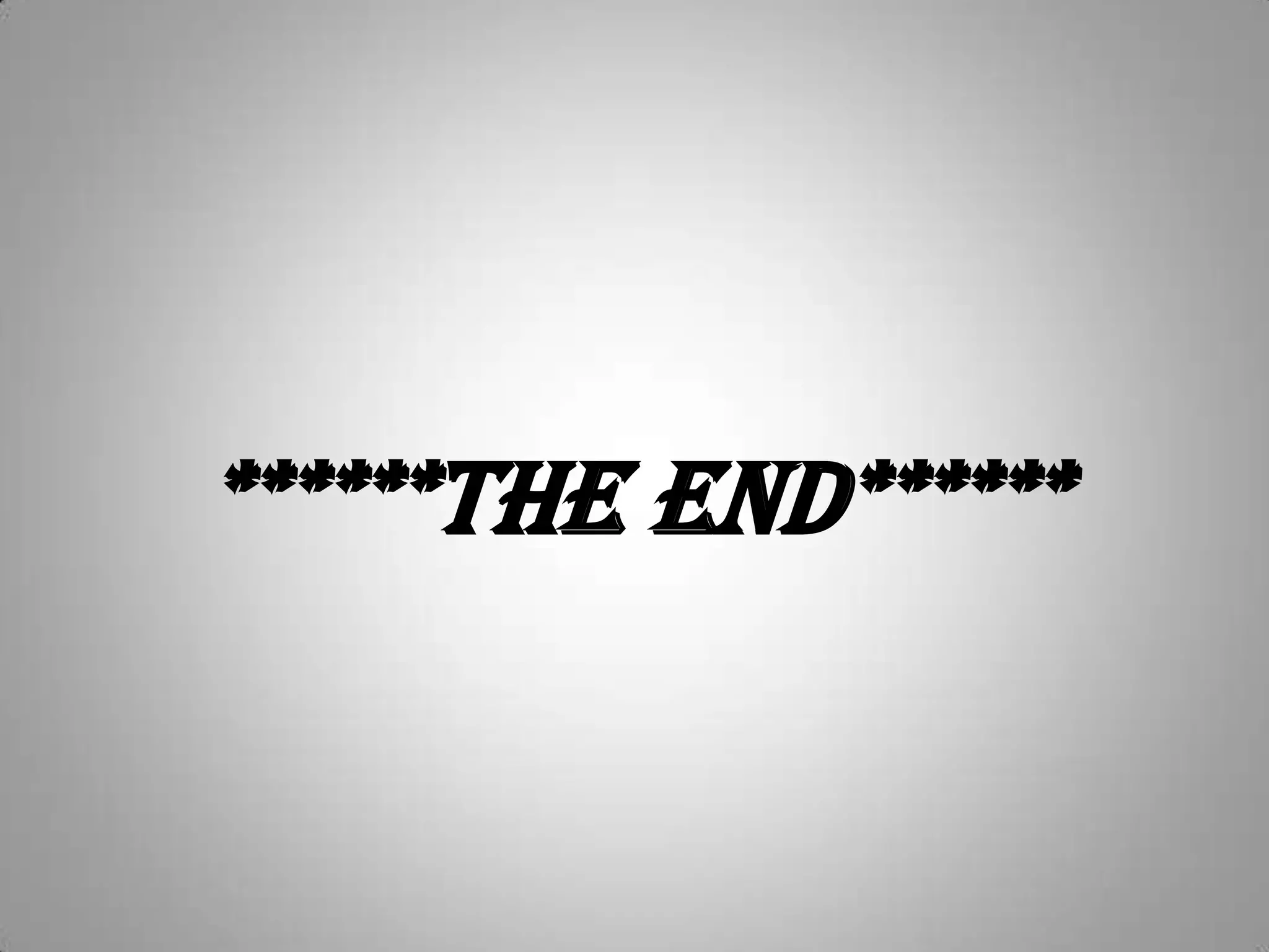 ******THE END******