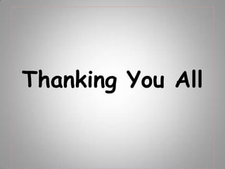 Thanking You All