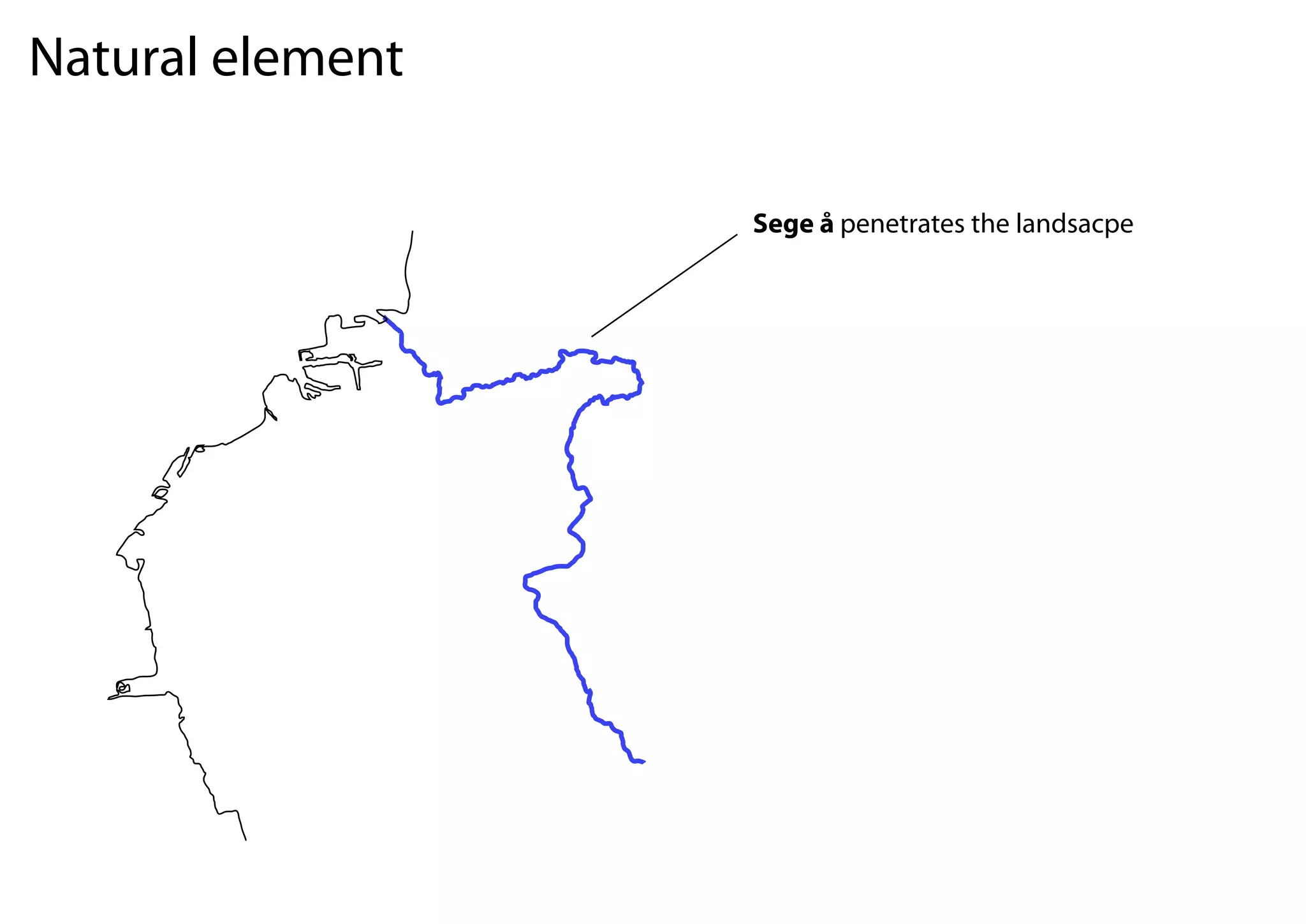 Natural element

                  Sege å penetrates the landsacpe
 
