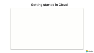 Getting started in Cloud
 