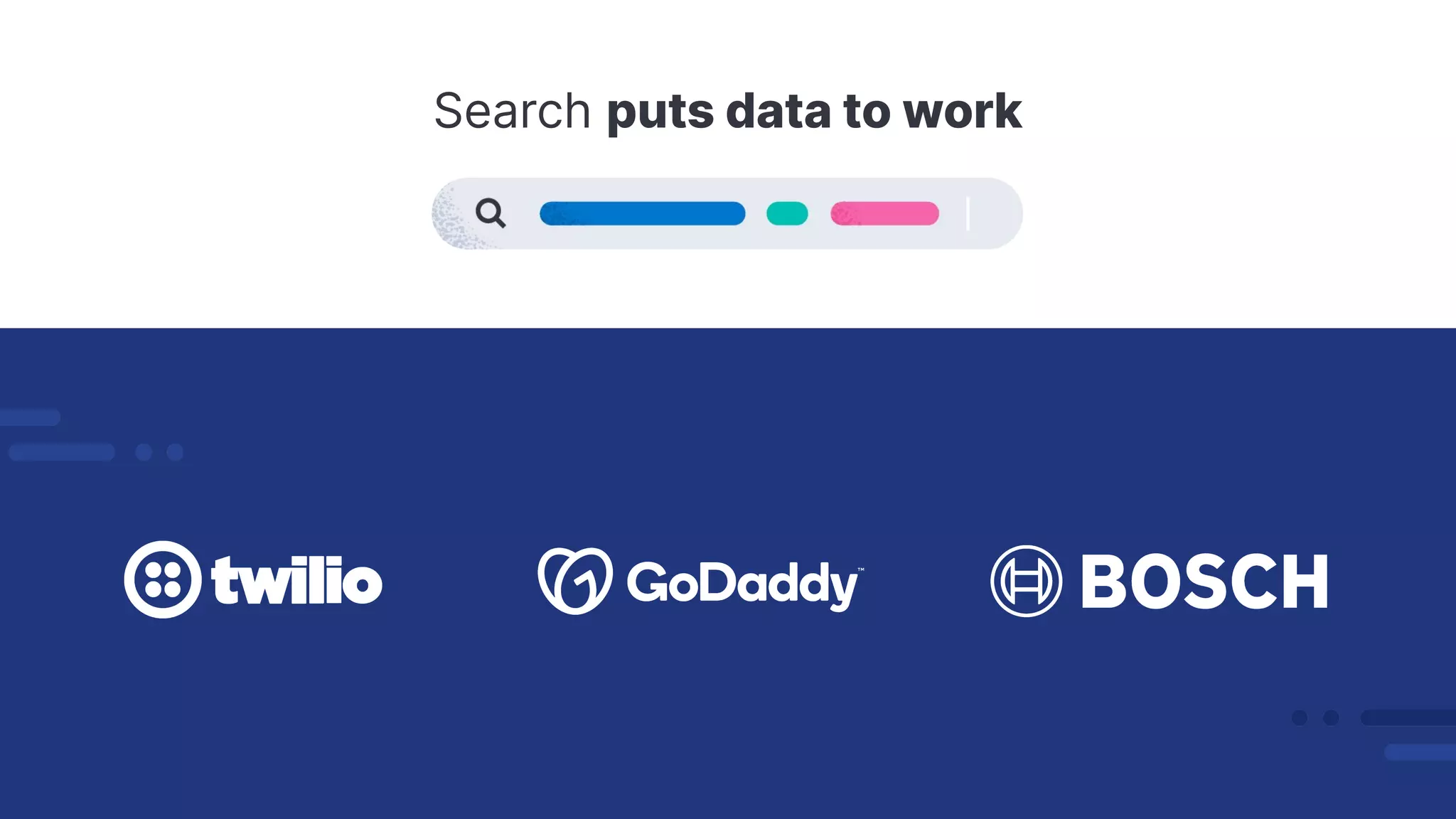 Search puts data to work
 