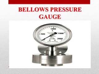 BELLOWS PRESSURE
GAUGE
 