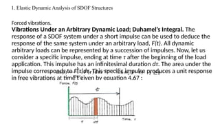 Elastic Load Method Elements of seismic analysis methods - Elastic response spectra | PPTX