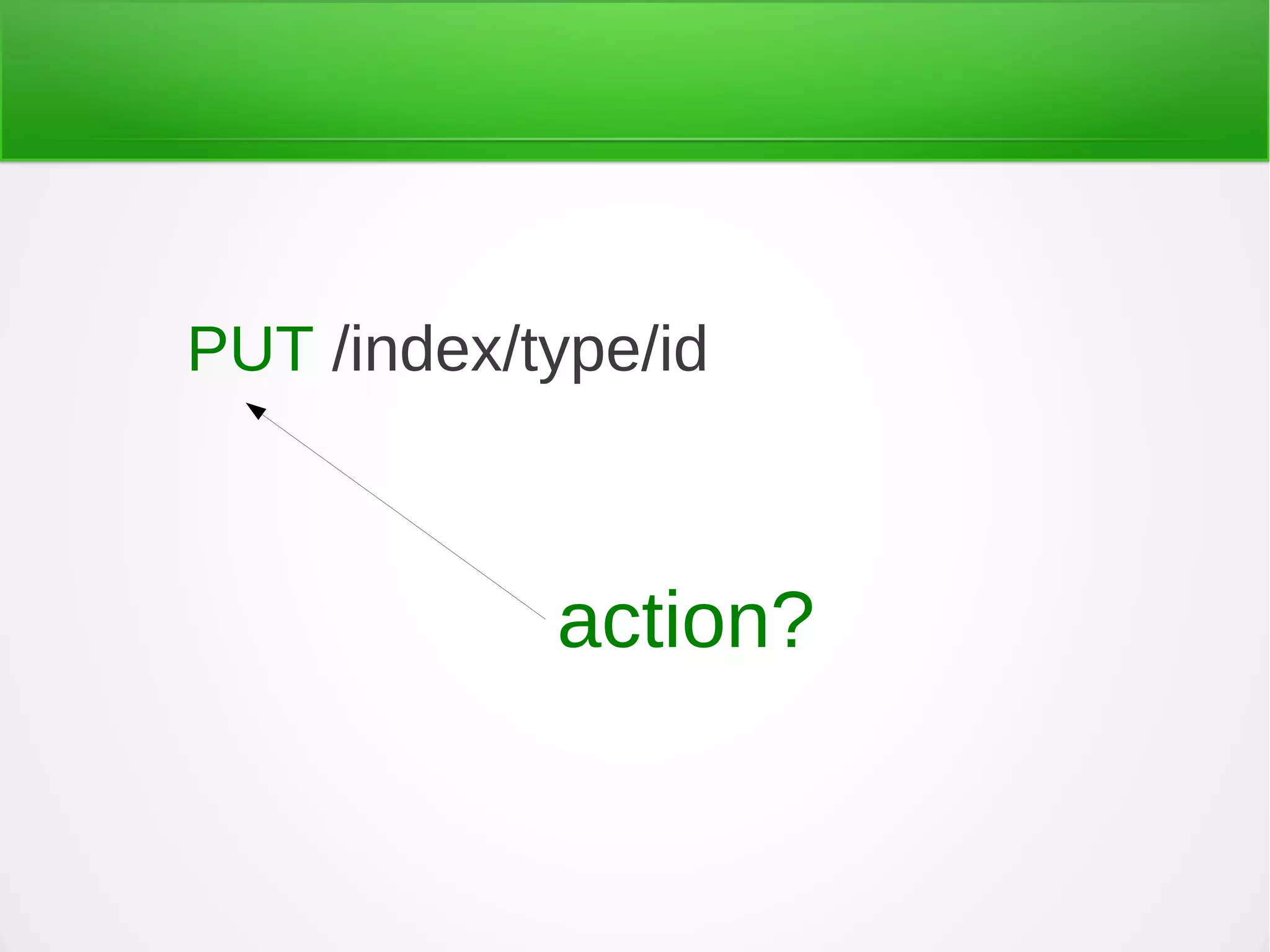 PUT /index/type/id
action?
 