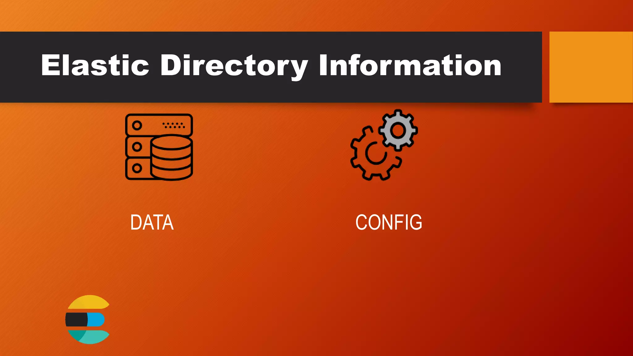 Elastic Directory Information
DATA CONFIG