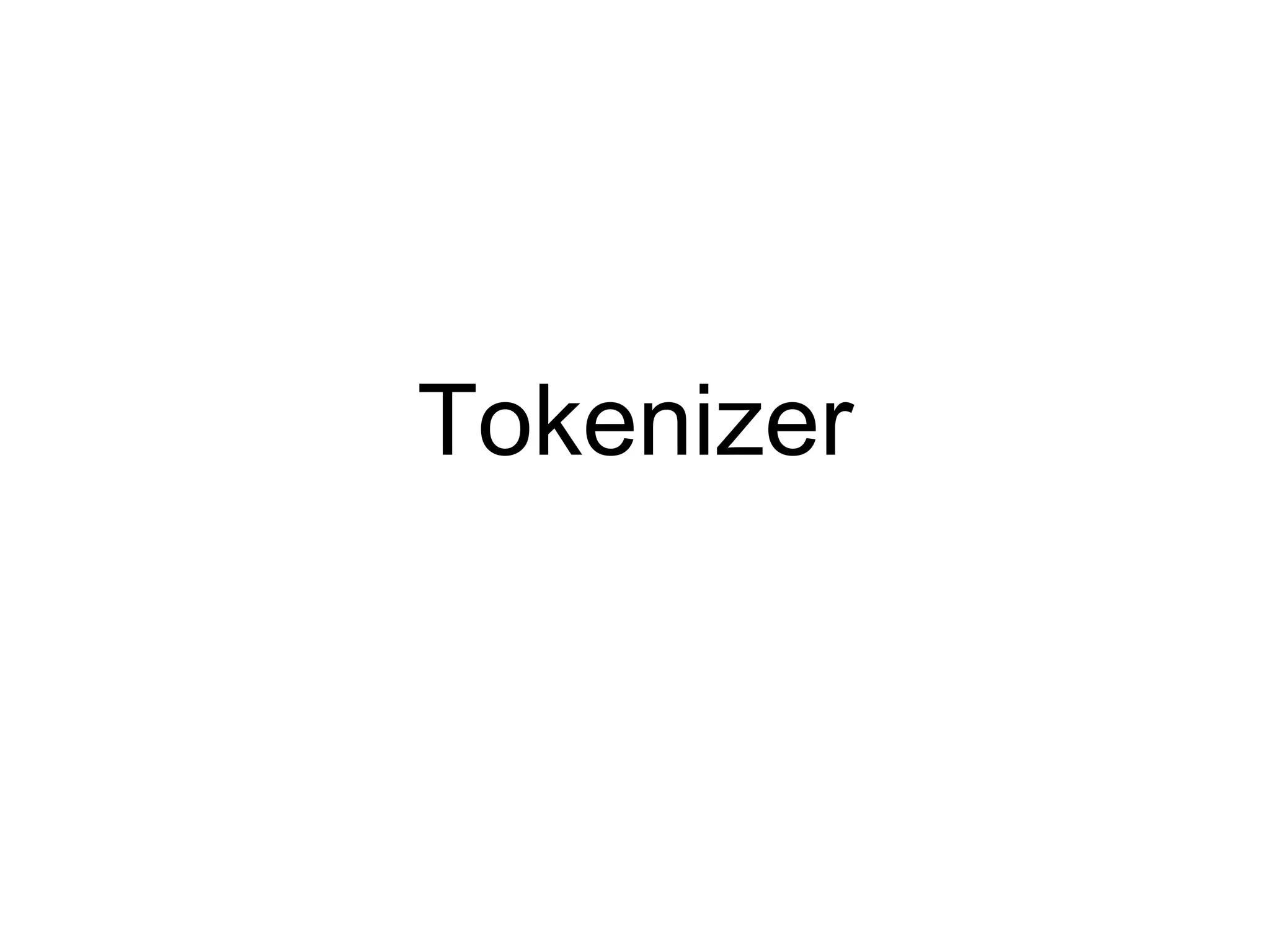 Tokenizer