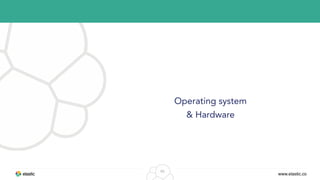 www.elastic.co
46
Operating system
& Hardware
 