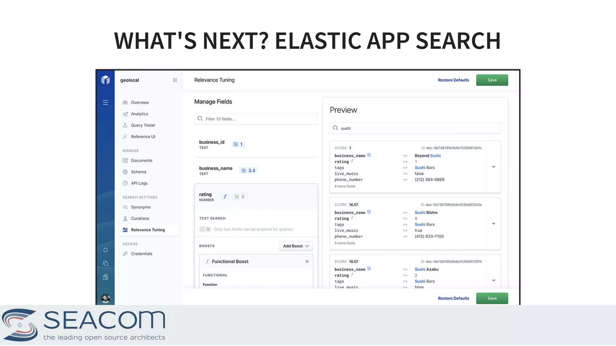 WHAT'S NEXT? ELASTIC APP SEARCHWHAT'S NEXT? ELASTIC APP SEARCH 20 