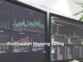 Elasticsearch Mapping Tuning
 