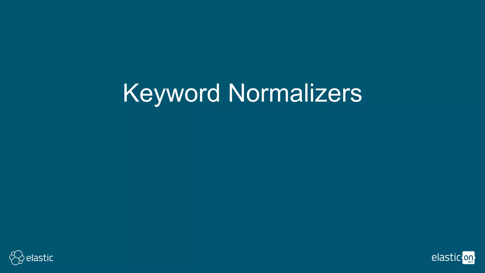 Keyword Normalizers
 