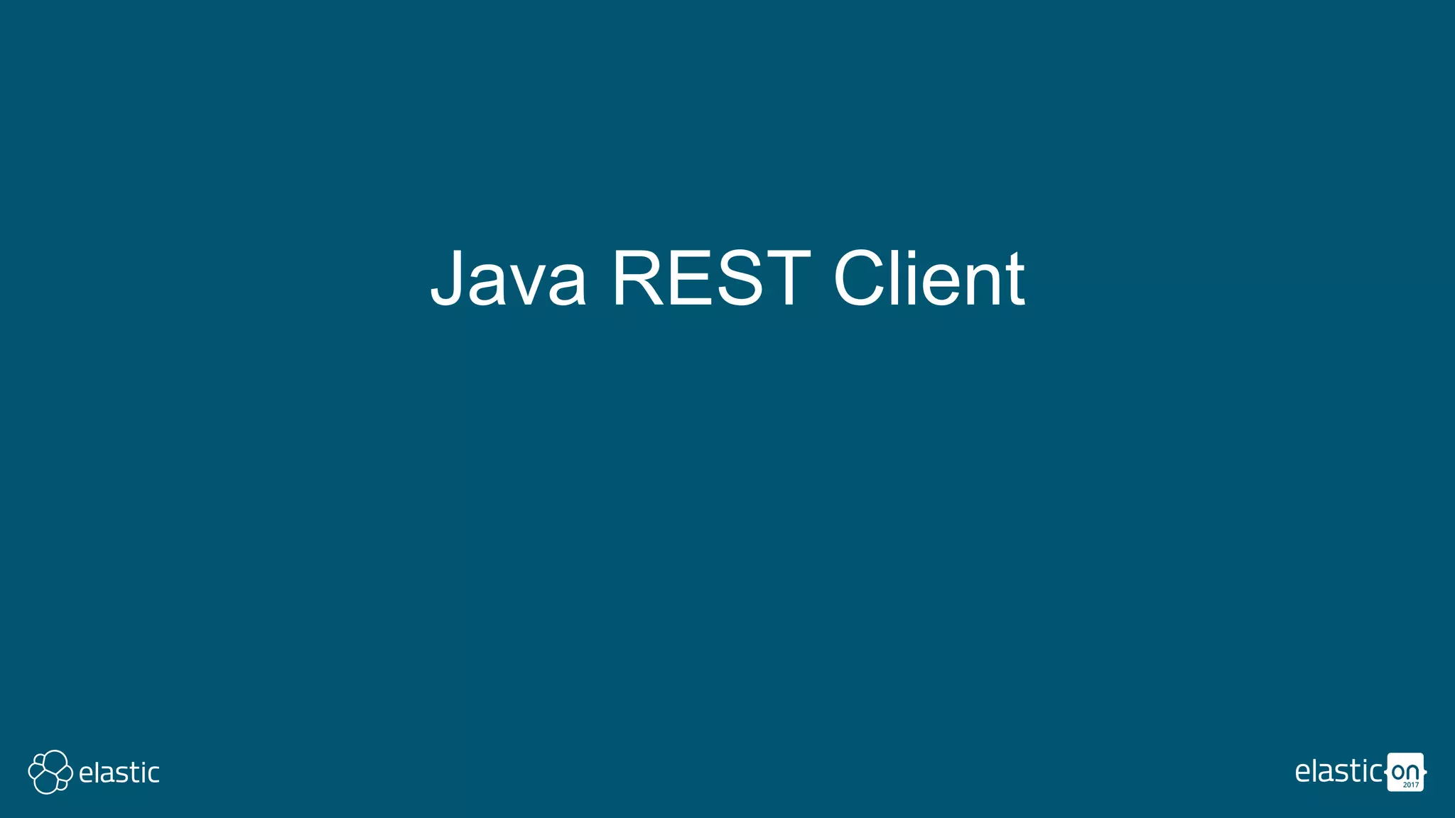 Java REST Client
 
