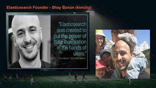 Elasticsearch Founder - Shay Banon (kimchy)
 