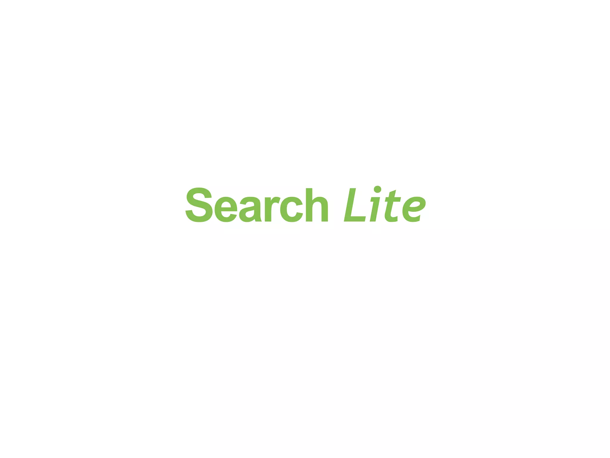 Search Lite 