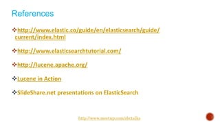 Elastic search overview