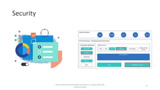 Elastic stack and cloud native architecture | PPTX