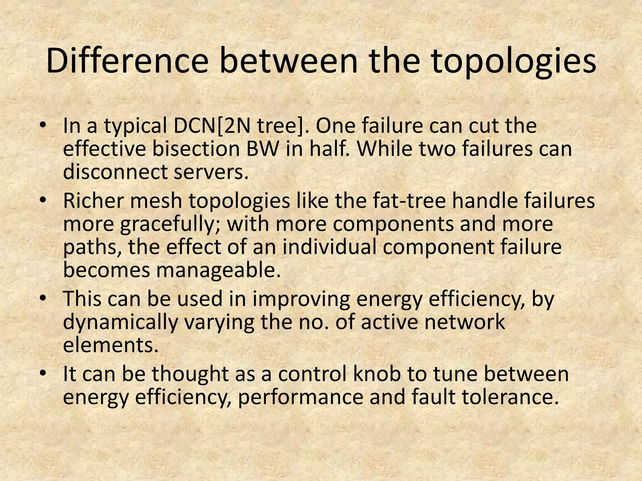 Elastic Tree: Saving Energy in Data Center Networks | PPT