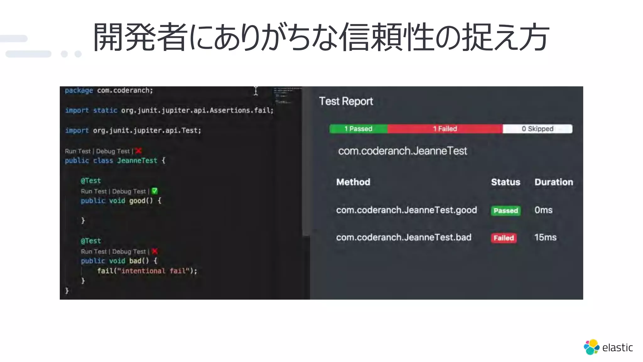 開発者にありがちな信頼性の捉え⽅
 