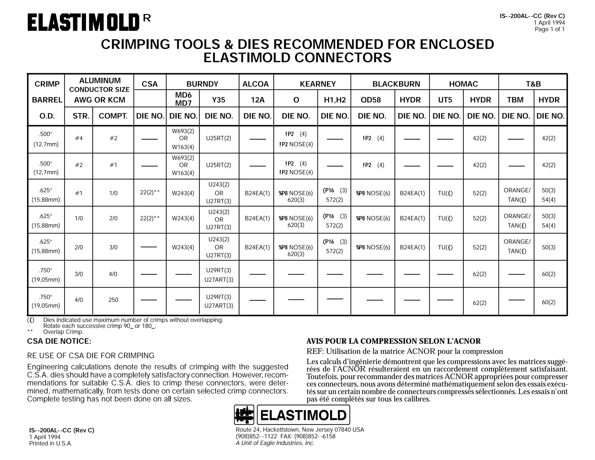 Elastimold Connectors - Loadbreak & Deadbreak Elbow & Bolted Tee Connectors - HV MV - 700 Series