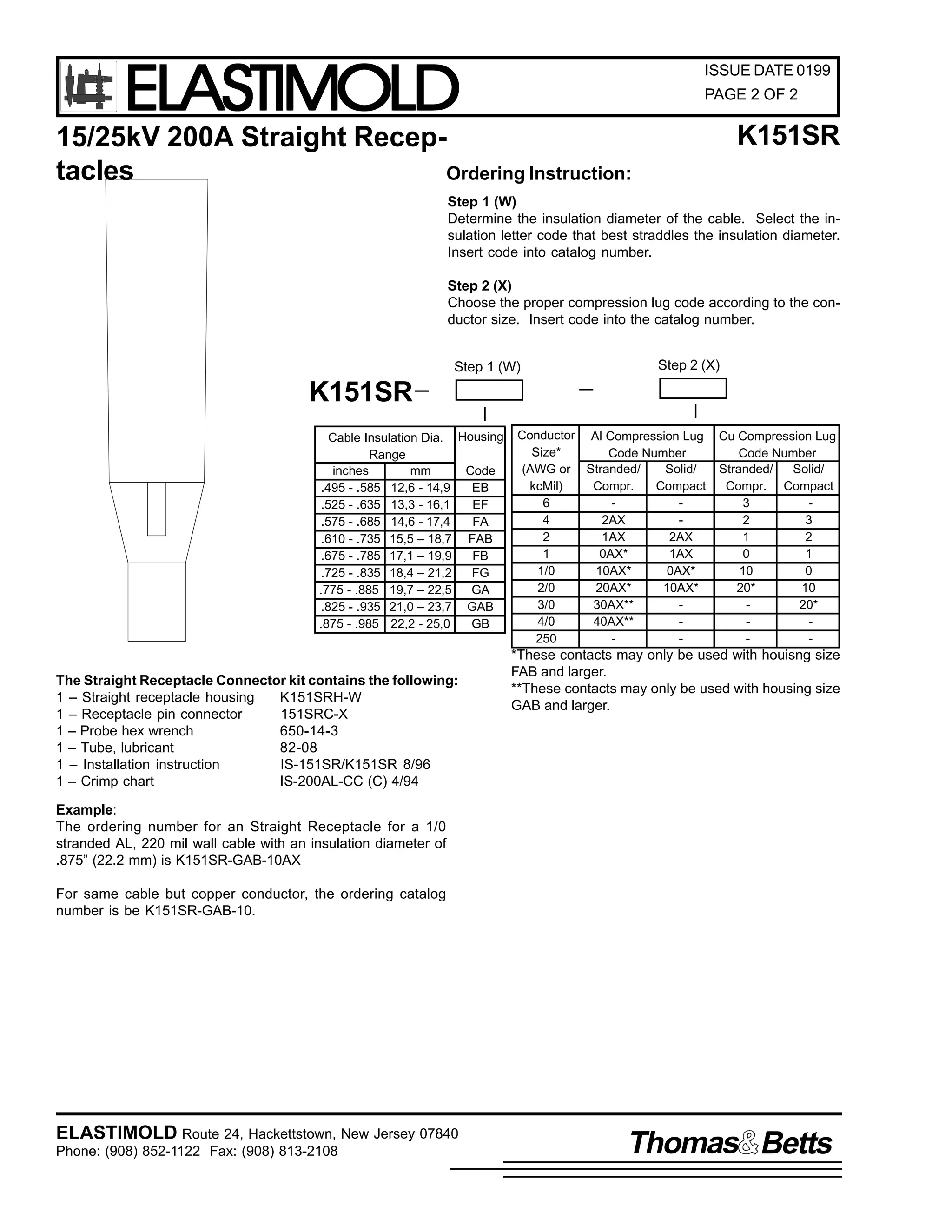 Elastimold Connectors - Loadbreak & Deadbreak Elbow & Bolted Tee Connectors - HV MV - 700 Series