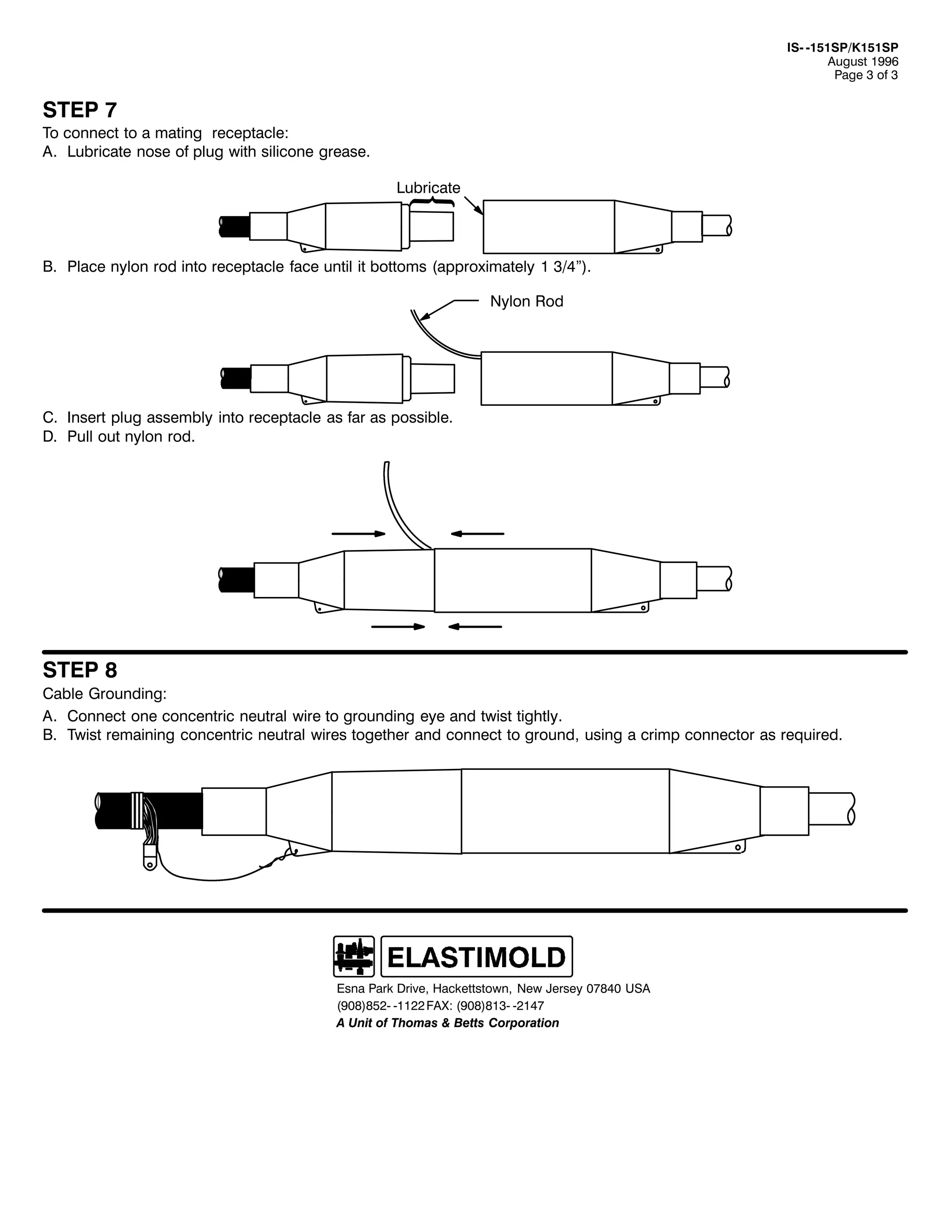 Elastimold Connectors - Loadbreak & Deadbreak Elbow & Bolted Tee Connectors - HV MV - 700 Series