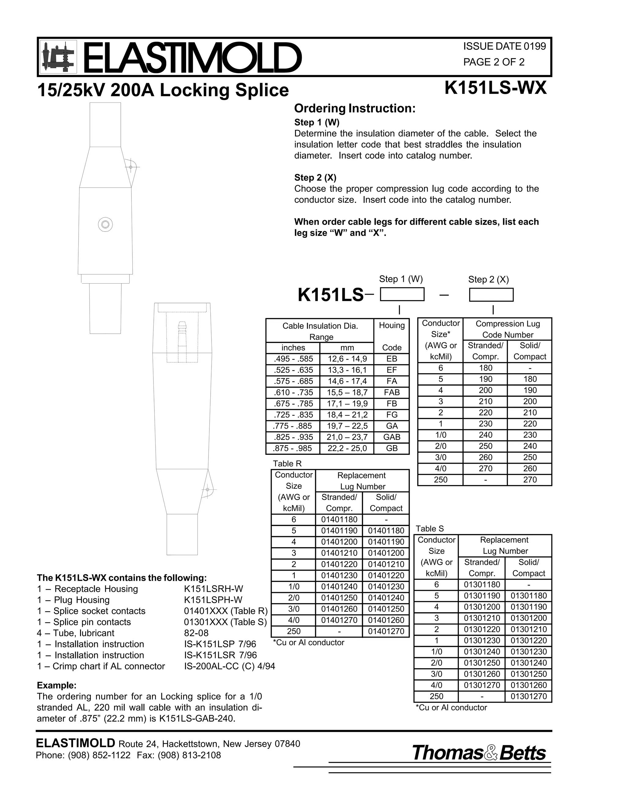 Elastimold Connectors - Loadbreak & Deadbreak Elbow & Bolted Tee Connectors - HV MV - 700 Series