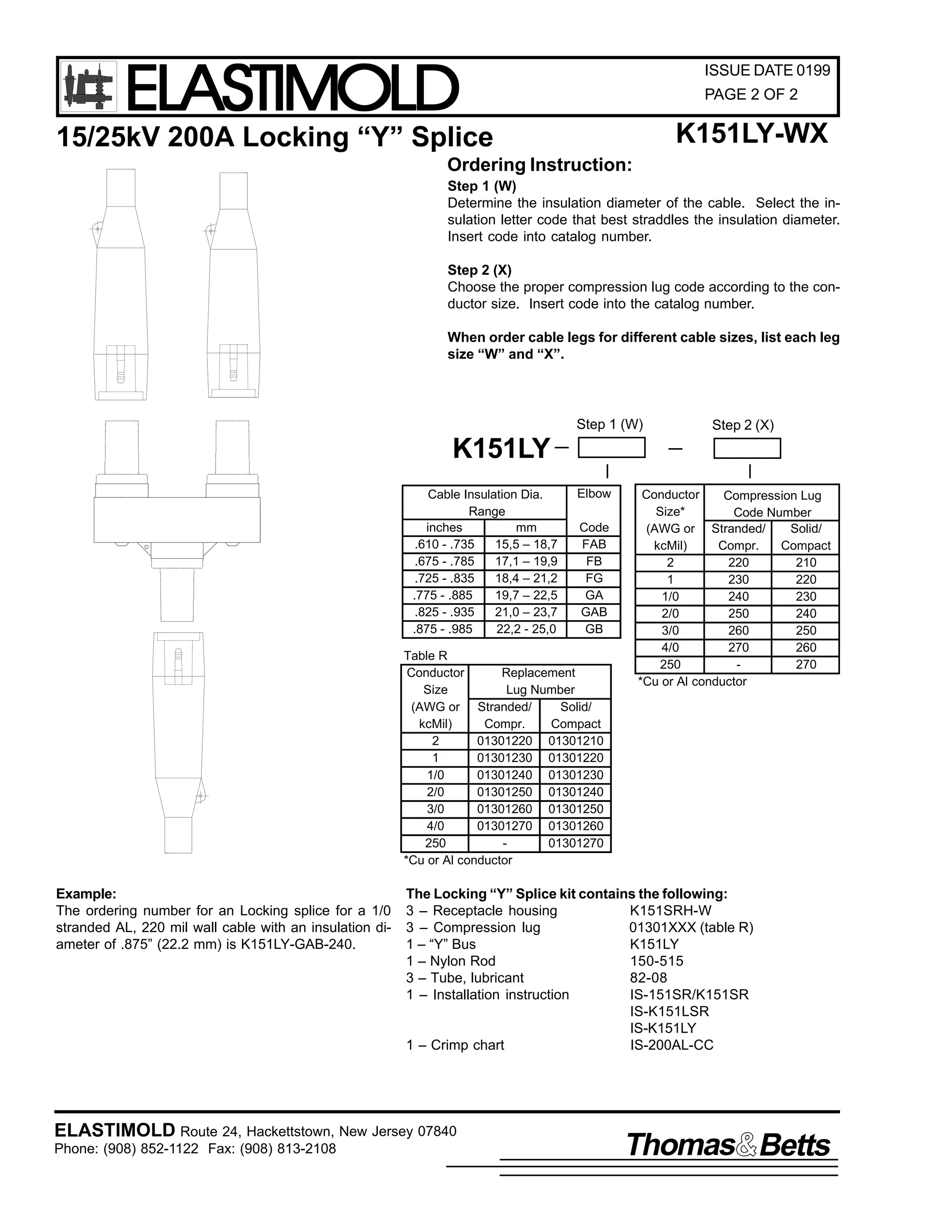 Elastimold Connectors - Loadbreak & Deadbreak Elbow & Bolted Tee Connectors - HV MV - 700 Series