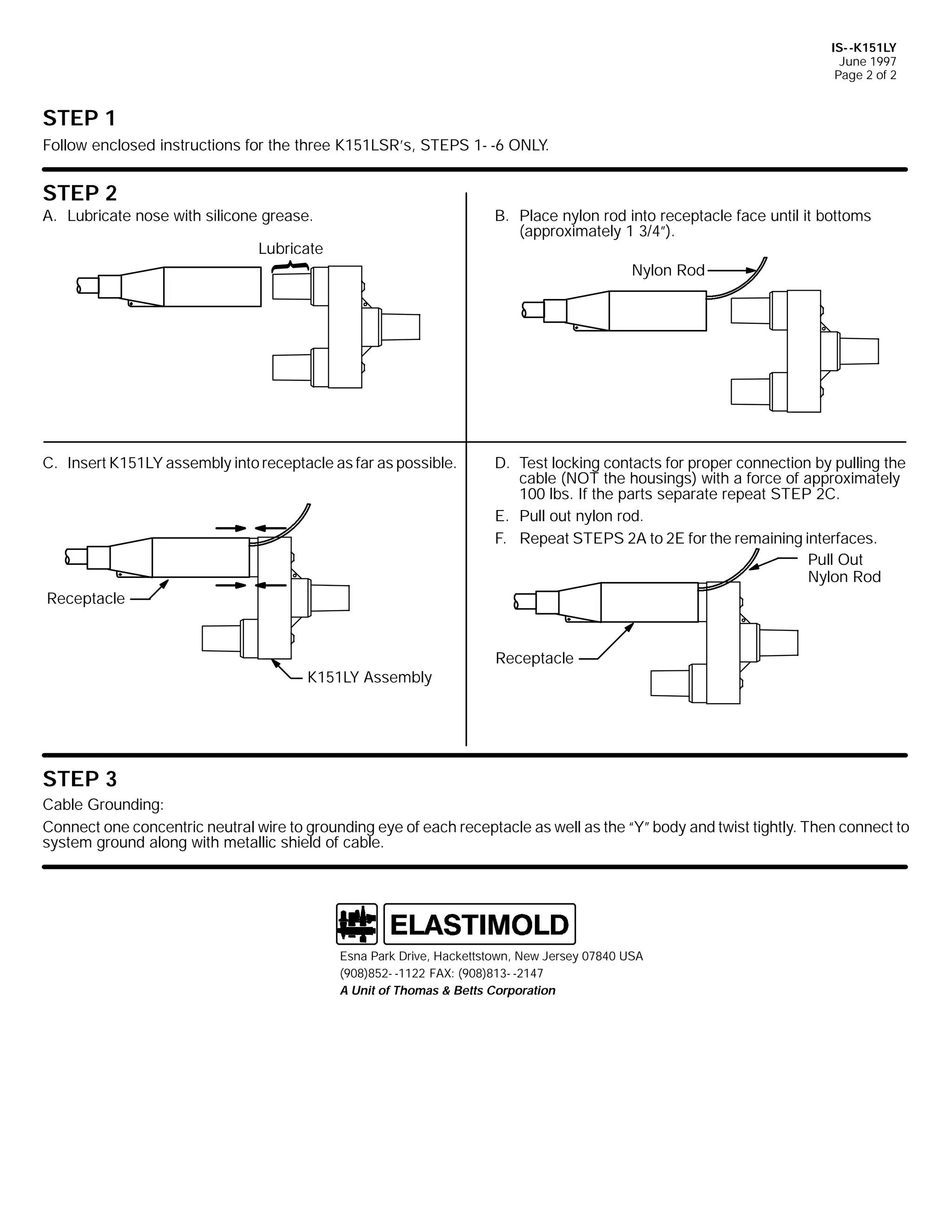Elastimold Connectors - Loadbreak & Deadbreak Elbow & Bolted Tee Connectors - HV MV - 700 Series
