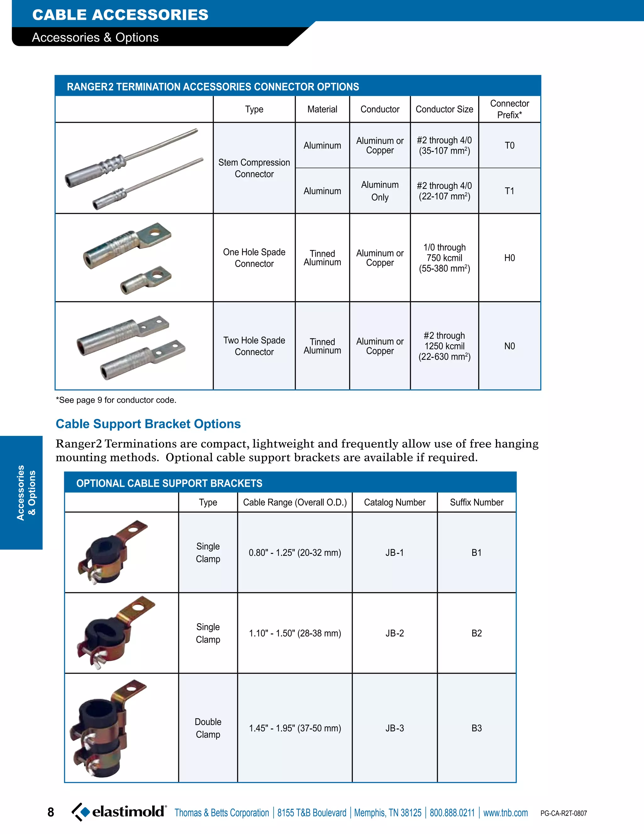 Elastimold Shrink Fit Cable Terminations Elastimold Ranger 2 PDF
