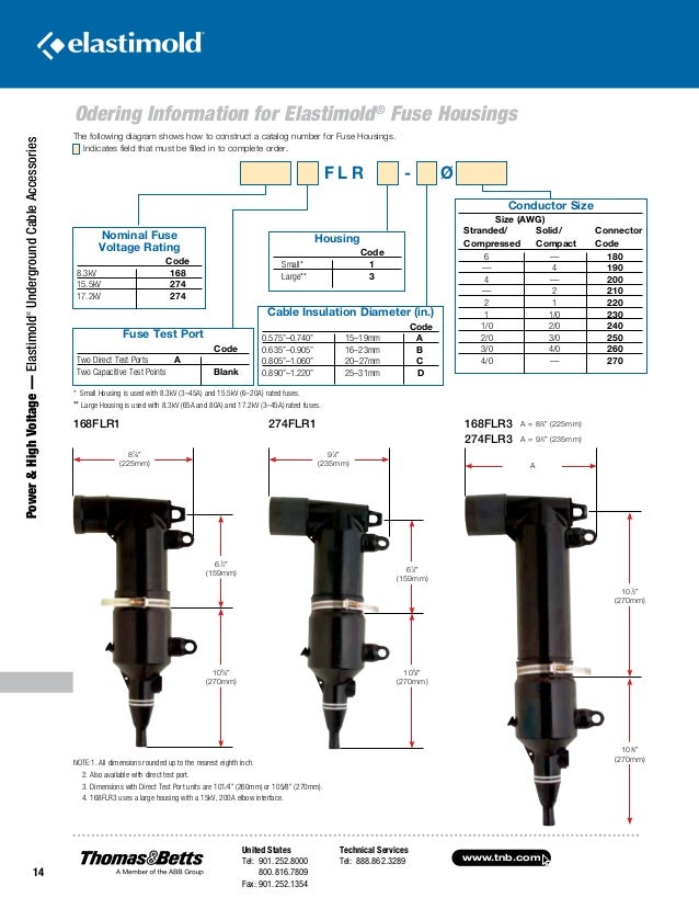 Elastimold Dead Break & Load Break Connectors & Elbows