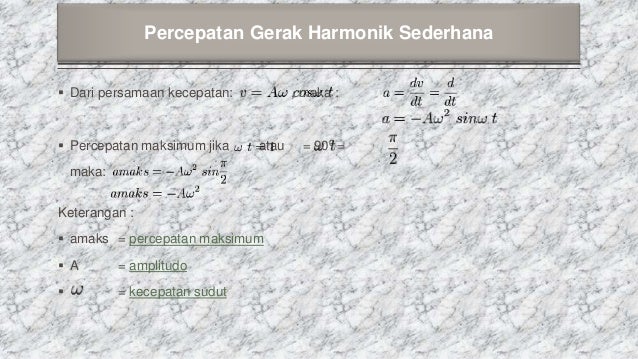 Elastisitas dan gerak harmonik sederhana