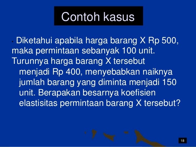 Elastisitas permintaan dan penawaran