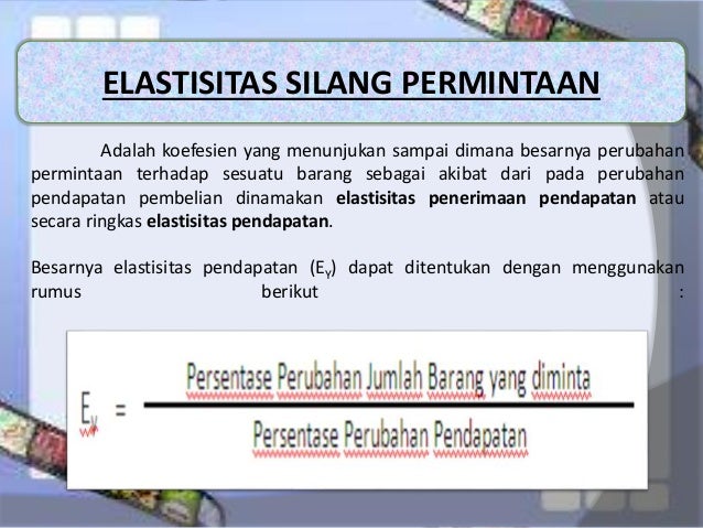 Elastisitas Permintaan Dan Penawaran