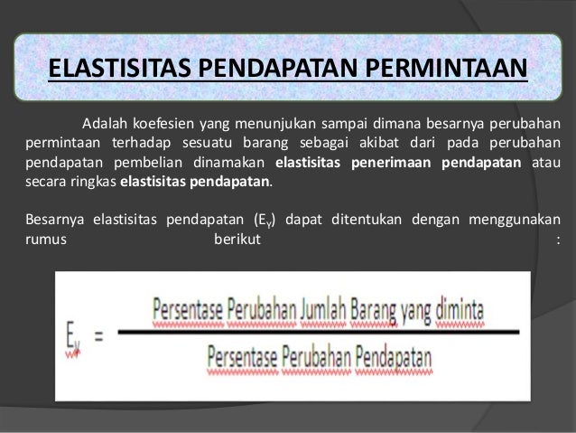 Elastisitas Permintaan Dan Penawaran