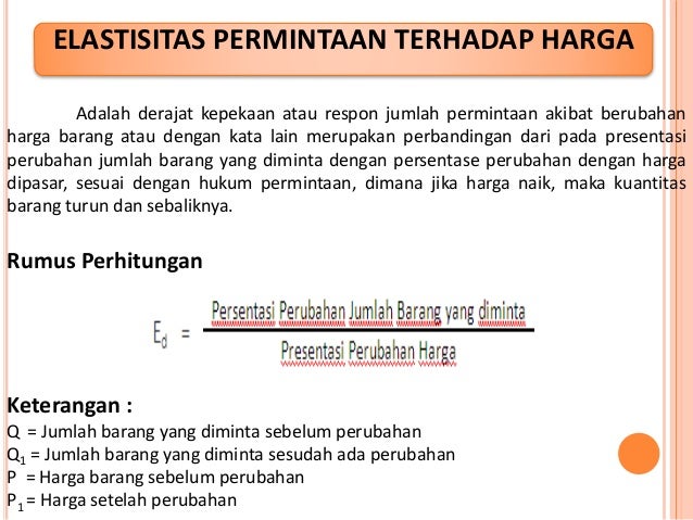 Contoh Hipotesis Elastisitas Silang Dari Permintaan - Feed News Indonesia