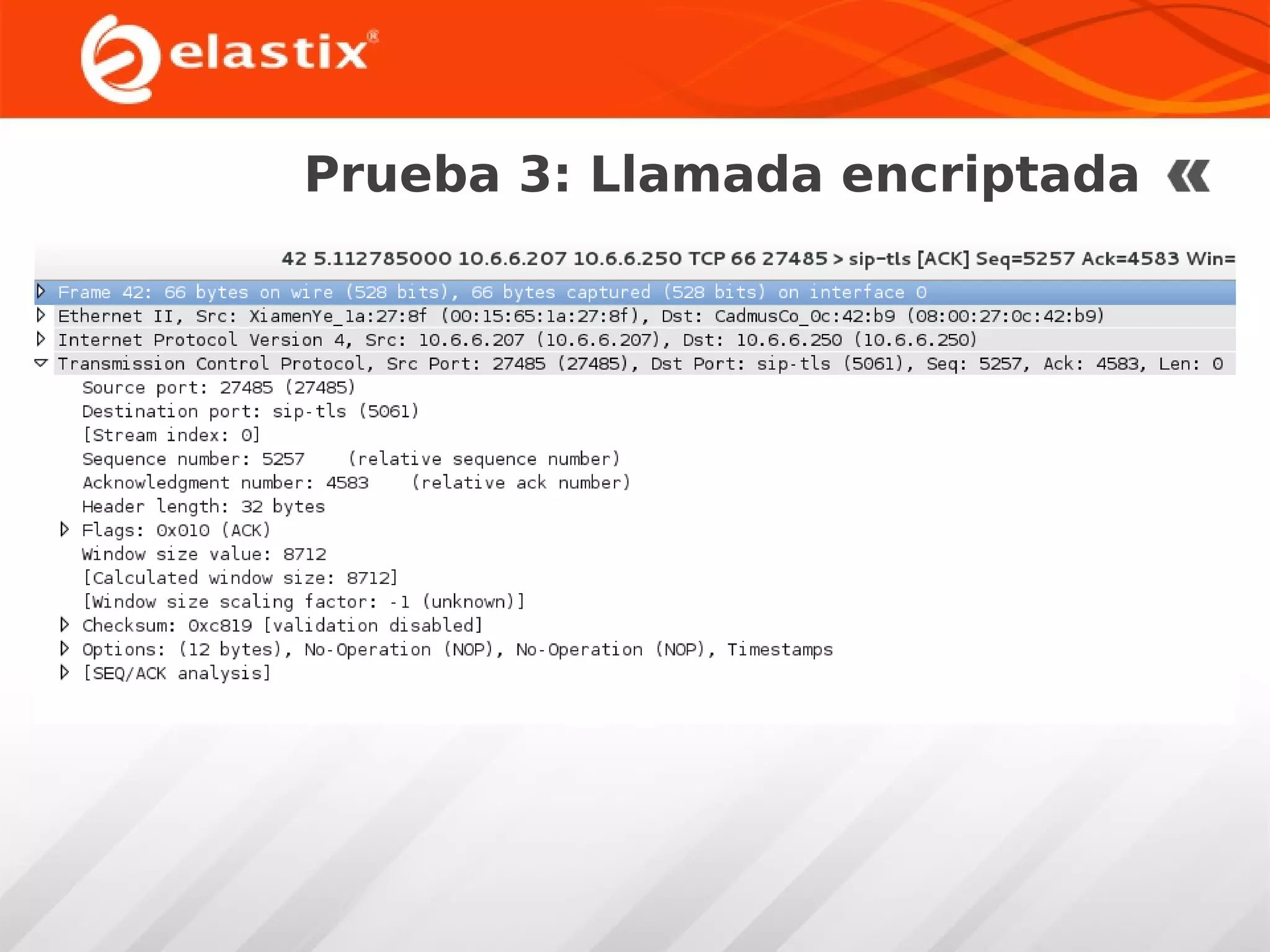 Prueba 3: Llamada encriptada

 