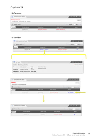 Capítulo 24
Elastix Upgrade
PaloSanto Solutions 2012 – © Todos los derechos reservados
	
  
2do Servidor:
1er Servidor:
	
  
38
 
