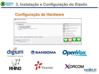 Configuração de Hardware
3. Instalação e Configuração do Elastix
 
