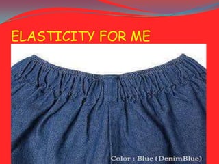 ELASTICITY FOR ME

 