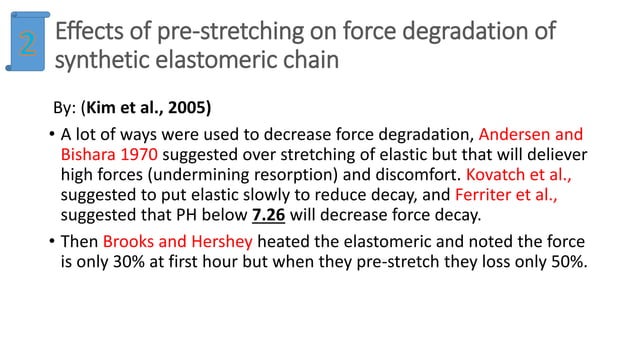 Elastomeric and coil springs | PPTX | Oral care | Personal Care