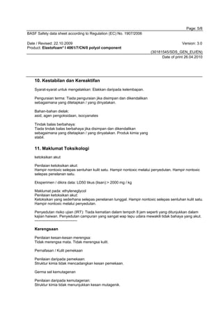 Elastotofoam i 4061 7-cn-0 malay | DOC