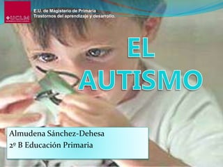 Almudena Sánchez-Dehesa
2º B Educación Primaria
E.U. de Magisterio de Primaria
Trastornos del aprendizaje y desarrollo.
 