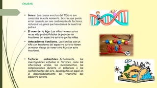 que es el autismo y como podemos mejorar | PPTX